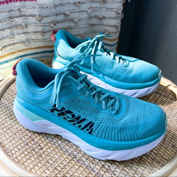 Hoka One One Shoes - Hoka One One Bondi 7 Low Top Running Sneakers Women’s Size US 8 Wide